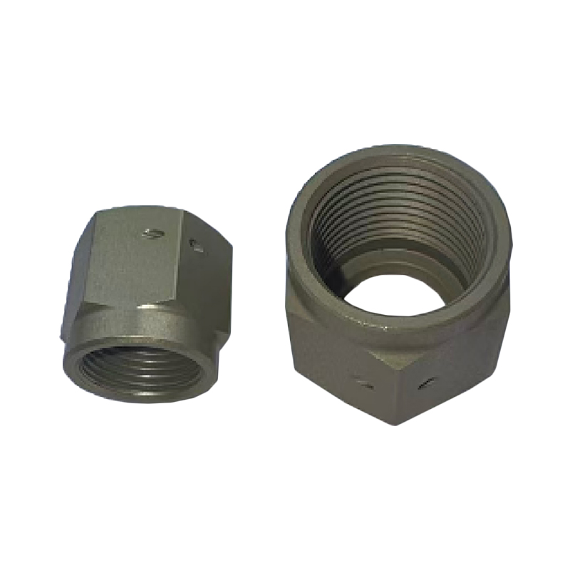 Tuerca de acoplamiento de inserción roscada hexagonal de latón