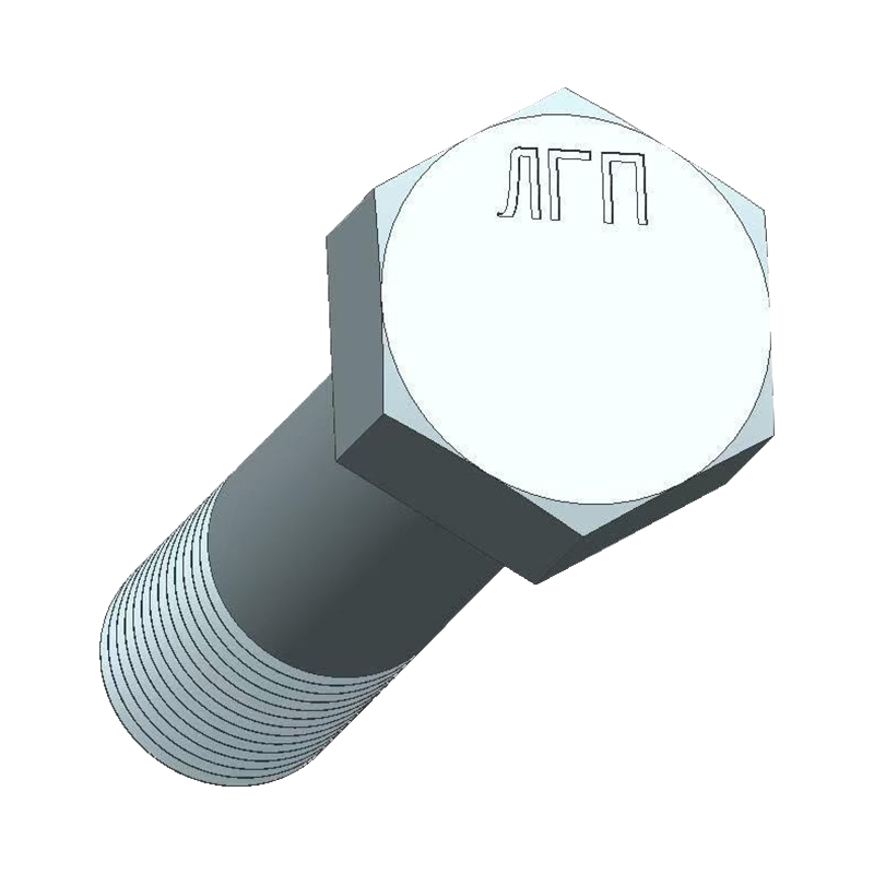 Perno roscado de cabeza hexagonal M14 x Lmm