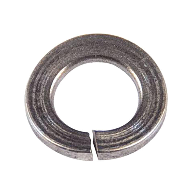 Resorte de arandela DIN 128 2.5, bobina simple, servicio pesado, acero, zinc