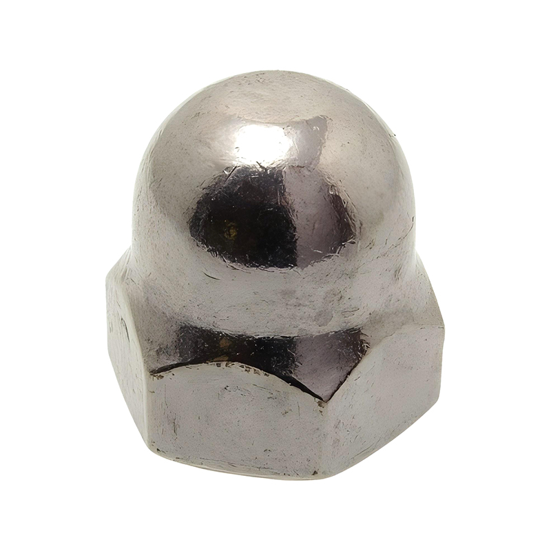 Tuerca ciega DIN 1587 M4, acero, zinc