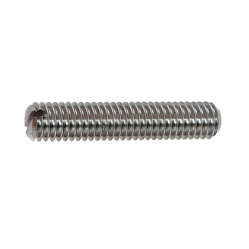 DIN 551 M3* 6 Tornillos de bloqueo, estriado recto, cabeza plana, acero, zinc 
